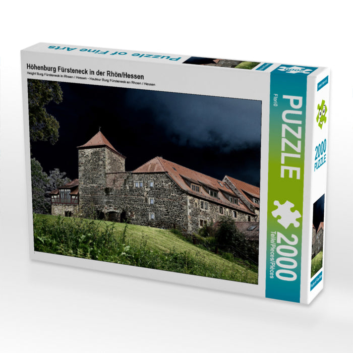 Höhenburg Fürsteneck in der Rhön/Hessen 2000 Teile Puzzle quer - CALVENDO Foto-Puzzle'