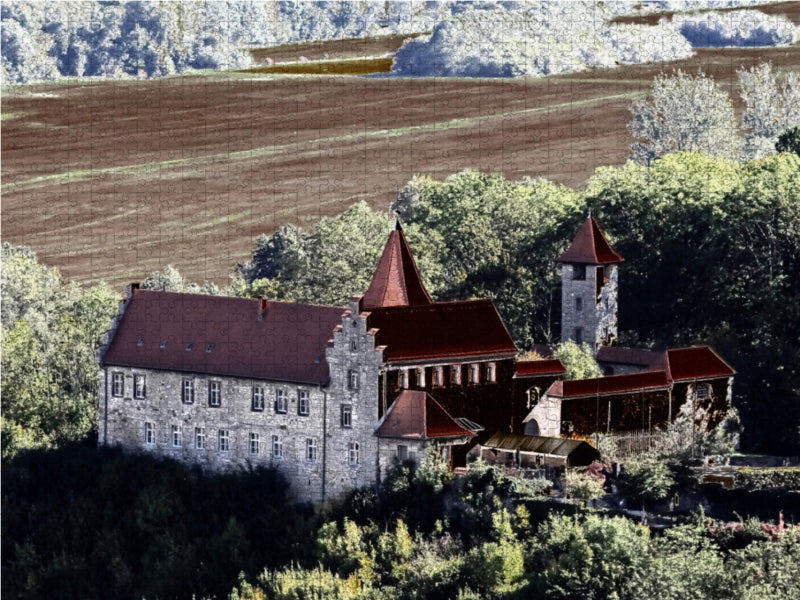 Niederburg Kranichfeld/Thuringia - CALVENDO photo puzzle 