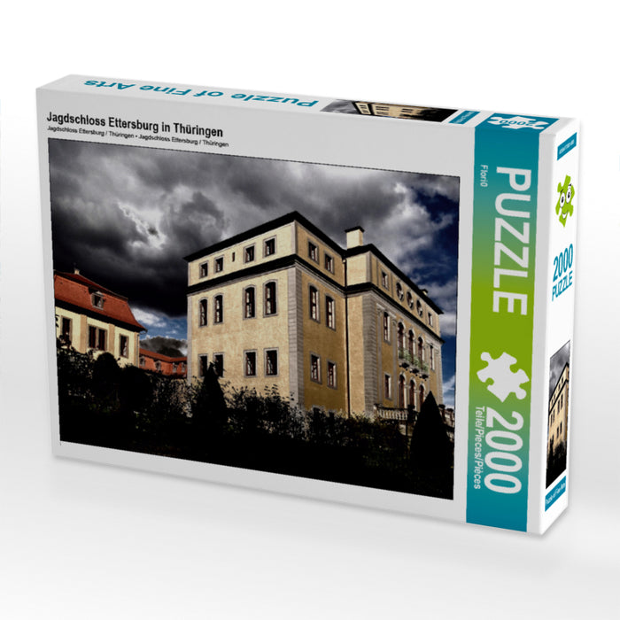 Jagdschloss Ettersburg in Thüringen 2000 Teile Puzzle quer - CALVENDO Foto-Puzzle'
