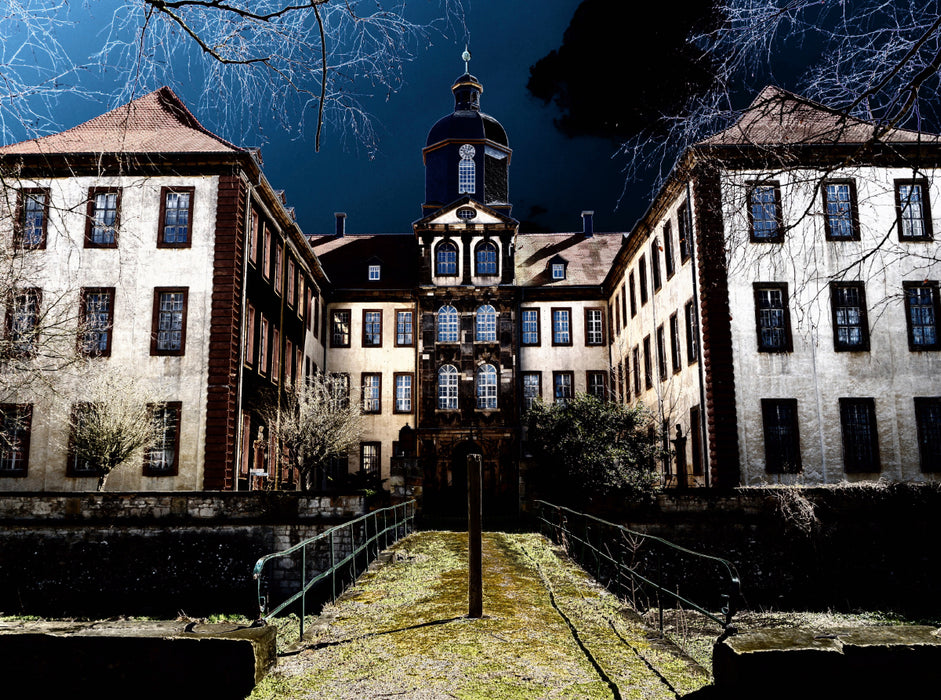Barockschloss Friedrichswerth im Landkreis Gotha in Thüringen 2000 Teile Puzzle quer - CALVENDO Foto-Puzzle'