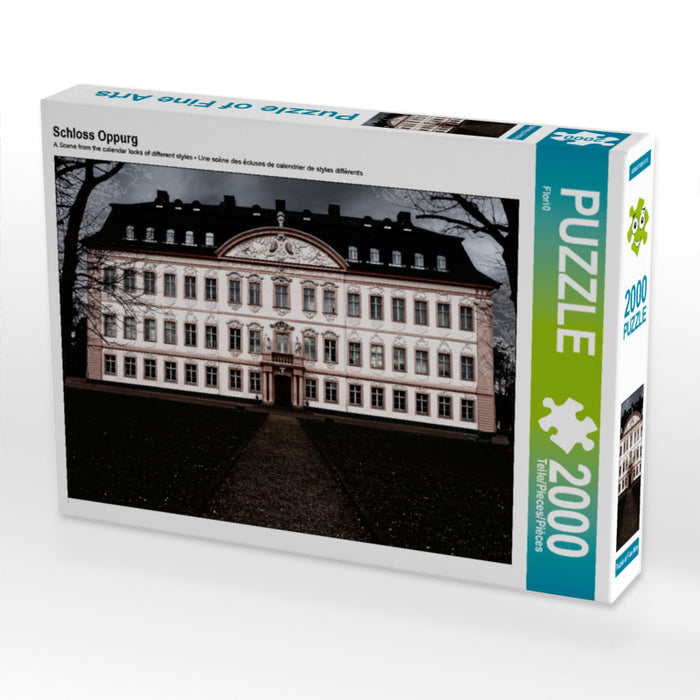 Schloss Oppurg 2000 Teile Puzzle quer - CALVENDO Foto-Puzzle'