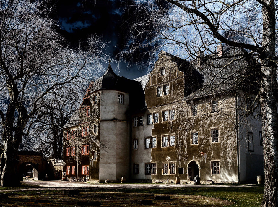 Renaissanceschloss Kromsdorf bei Weimar in Thüringen 2000 Teile Puzzle quer - CALVENDO Foto-Puzzle'