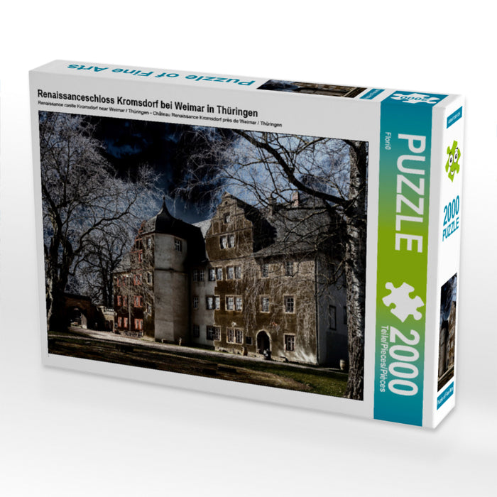 Renaissanceschloss Kromsdorf bei Weimar in Thüringen 2000 Teile Puzzle quer - CALVENDO Foto-Puzzle'
