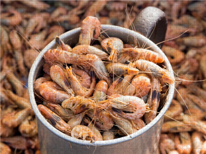 Frische Krabben aus dem Norden 2000 Teile Puzzle quer - CALVENDO Foto-Puzzle'