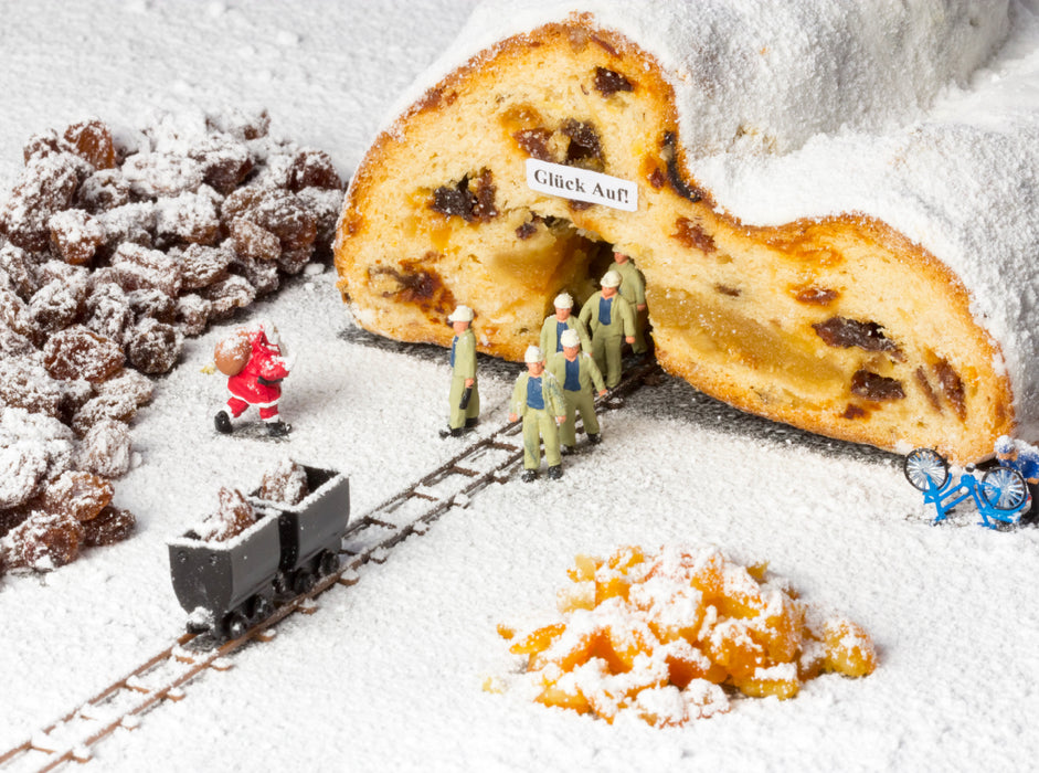 Feierabend am Weihnachtsstollen 2000 Teile Puzzle quer - CALVENDO Foto-Puzzle'