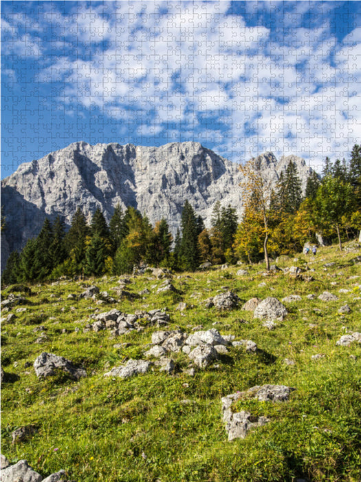 Karwendel - Hinterriss Eng - CALVENDO photo puzzle 