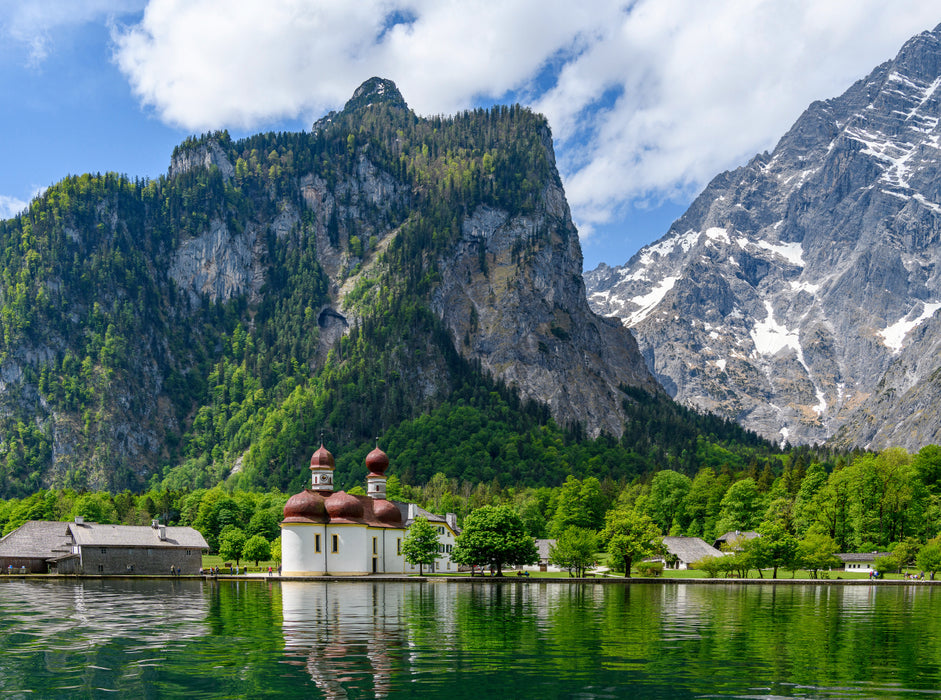 View of the St. Bartholomä Peninsula - CALVENDO photo puzzle 