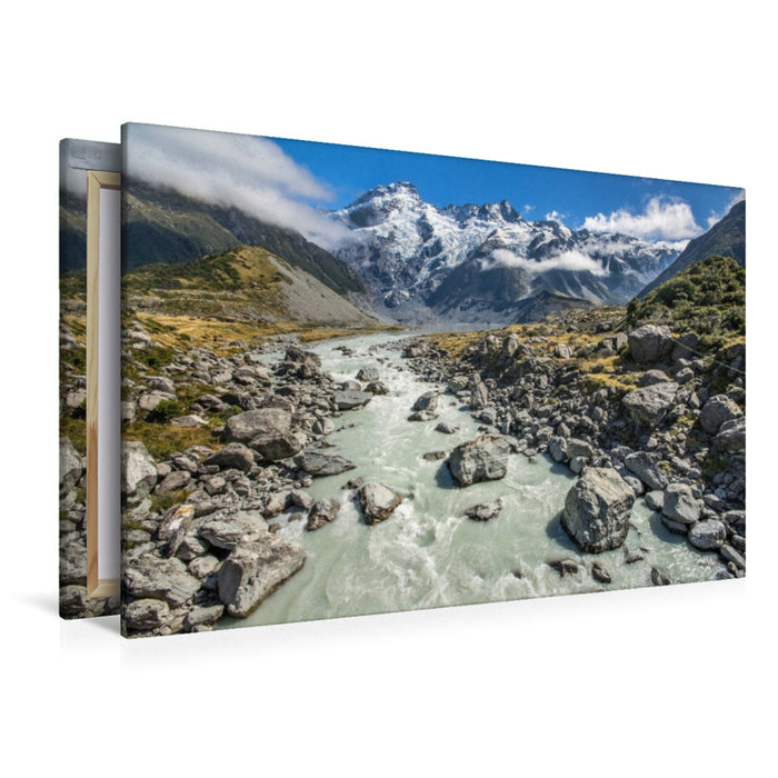 Premium Textil-Leinwand Mount Cook Nationalpark