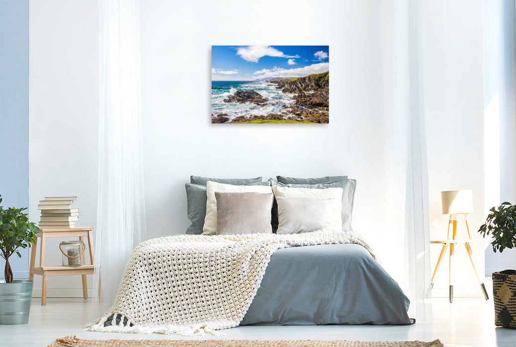 Premium Textil-Leinwand Premium Textil-Leinwand 120 cm x 80 cm quer Cloughmore, Achill Island