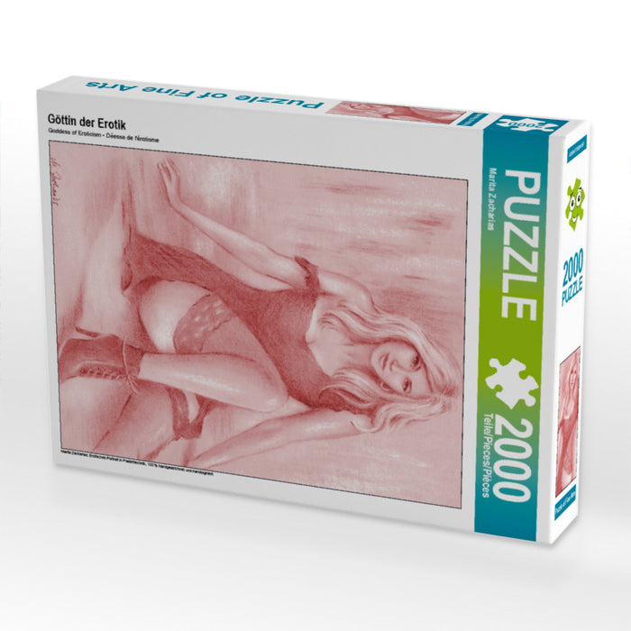 Göttin der Erotik 2000 Teile Puzzle hoch - CALVENDO Foto-Puzzle'