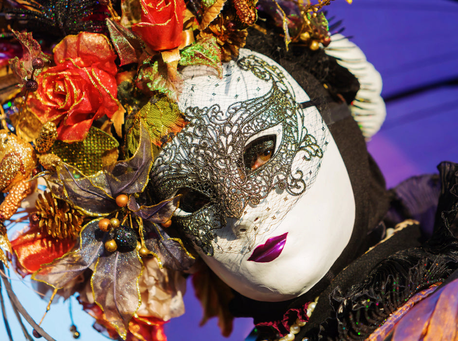 Karneval in Venedig 2000 Teile Puzzle quer - CALVENDO Foto-Puzzle'
