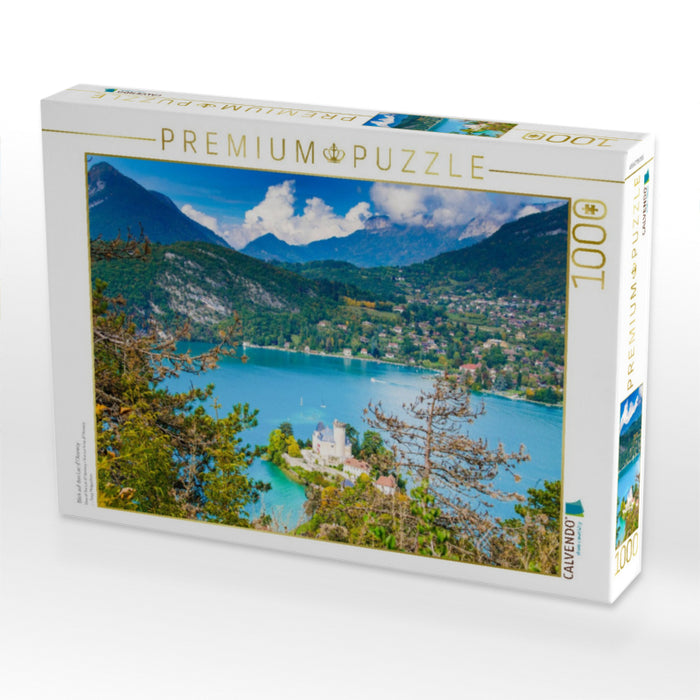 Blick auf den Lac d'Annecy - CALVENDO Foto-Puzzle'