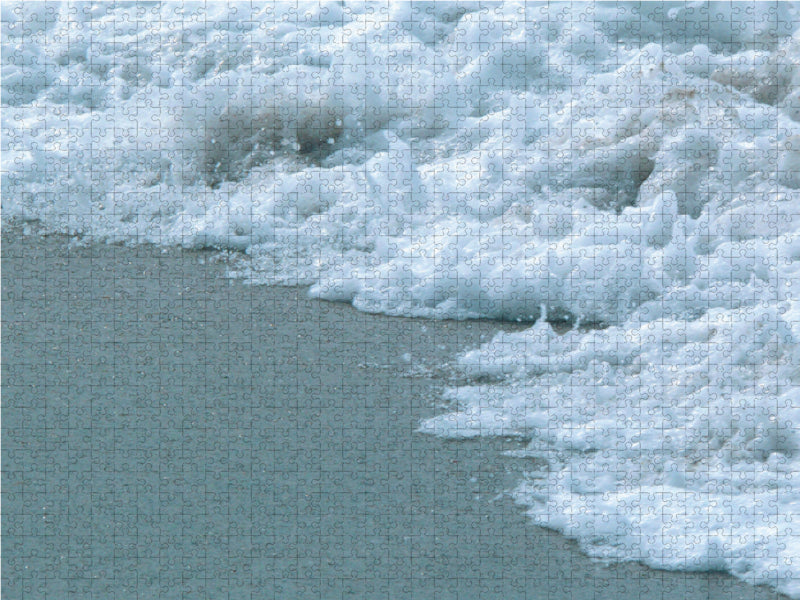 Les embruns sur la plage - Puzzle photo CALVENDO 