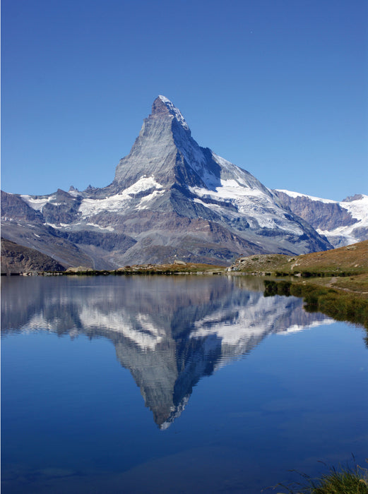 Spieglein, Spieglein.....das doppelte Matterhorn 2000 Teile Puzzle hoch - CALVENDO Foto-Puzzle'