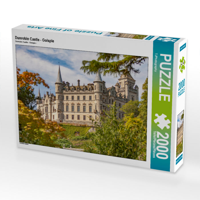 Dunrobin Castle - Golspie 2000 Teile Puzzle quer - CALVENDO Foto-Puzzle'
