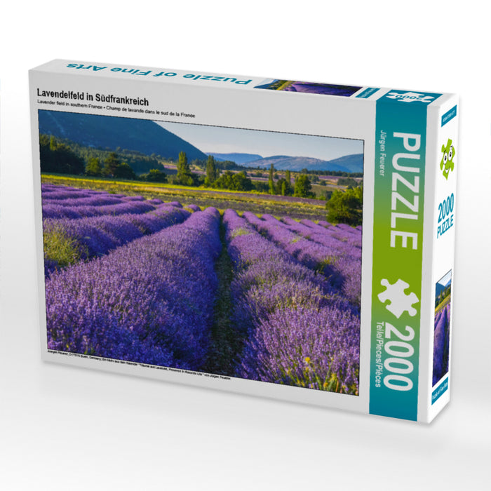 Lavender field in southern France - CALVENDO photo puzzle 