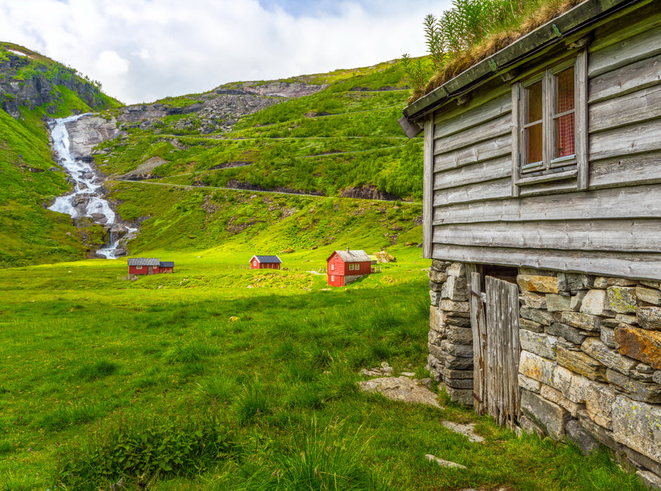 Sendefossen près de Myrkdalen - Puzzle photo CALVENDO 