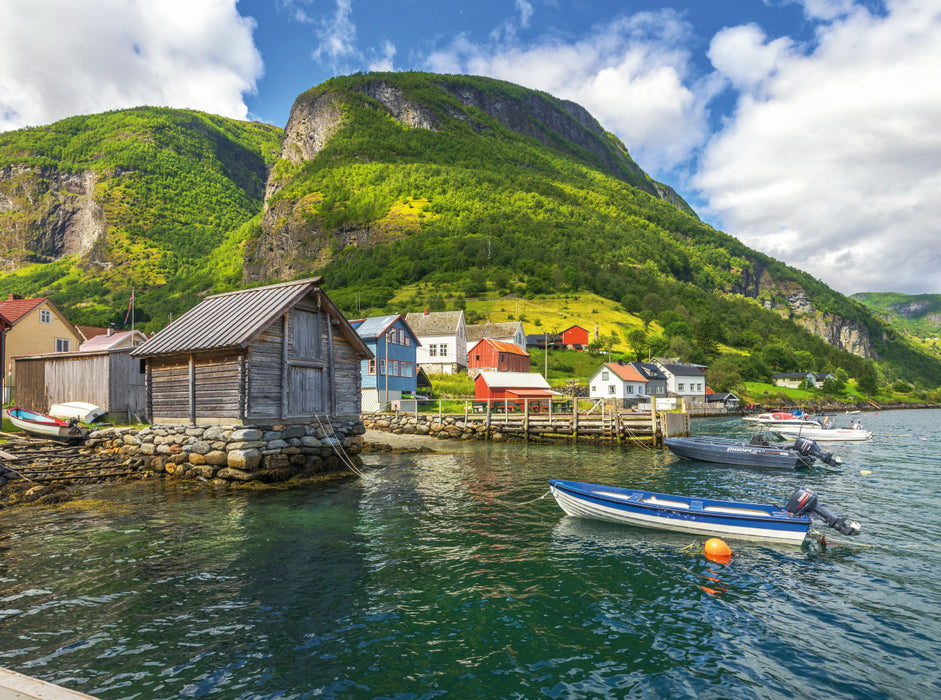 Undredal at the Aurlandsfjord - CALVENDO photo puzzle 