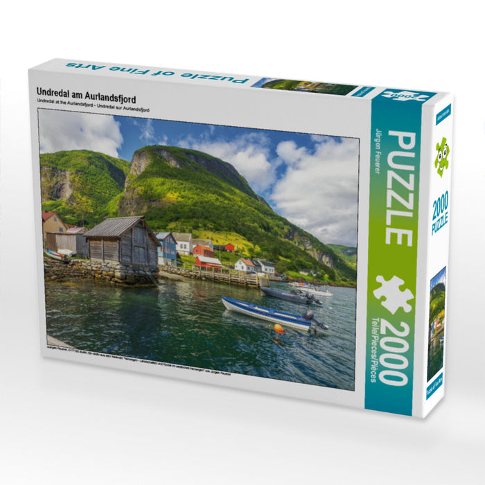 Undredal at the Aurlandsfjord - CALVENDO photo puzzle 