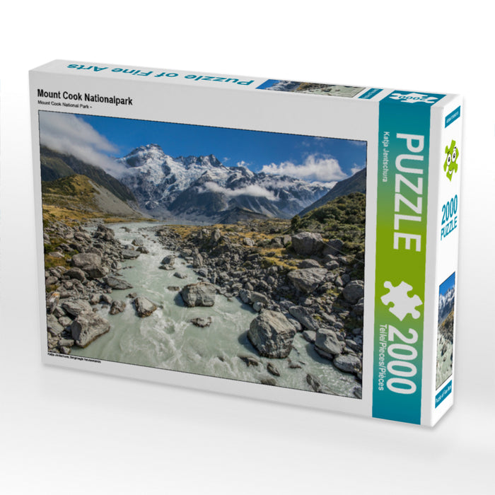 Mount Cook Nationalpark 2000 Teile Puzzle quer - CALVENDO Foto-Puzzle'