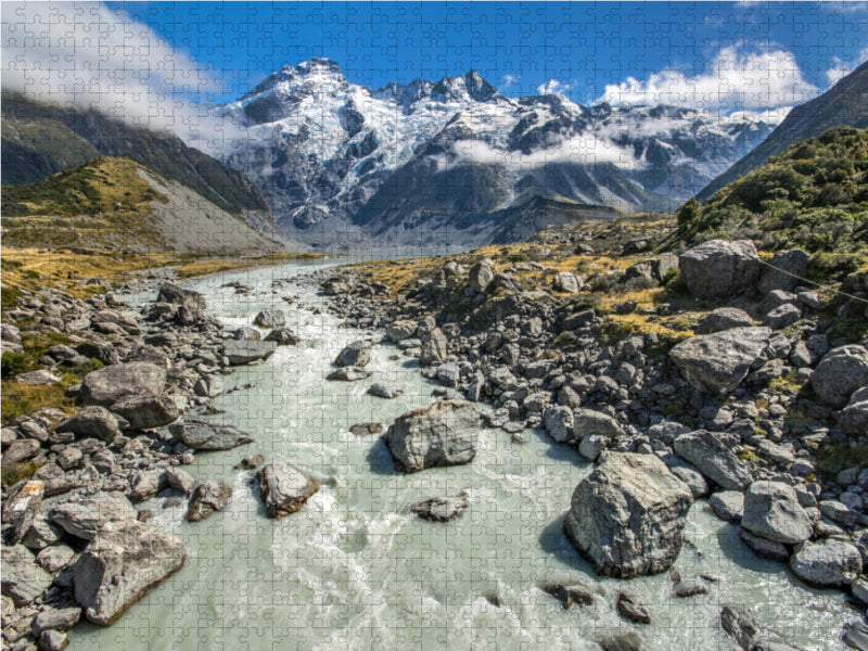 Mount Cook Nationalpark 2000 Teile Puzzle quer - CALVENDO Foto-Puzzle'