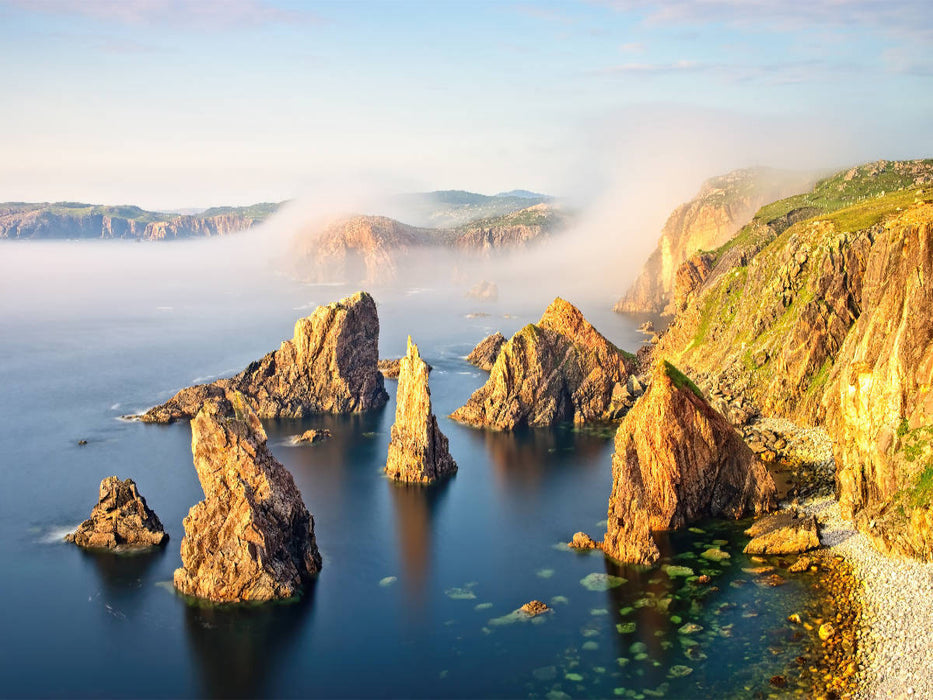 Steilküste auf der Isle of Lewis bei Mangersta auf den Äußeren Hebriden in Schottland - CALVENDO Foto-Puzzle'