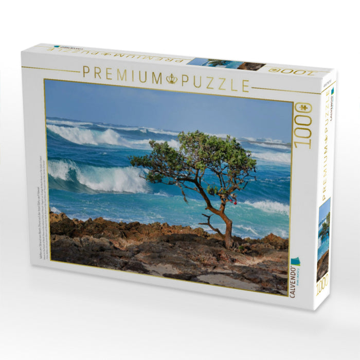 Wellen am Strand von North Shore auf der Insel Oahu auf Hawaii - CALVENDO Foto-Puzzle'