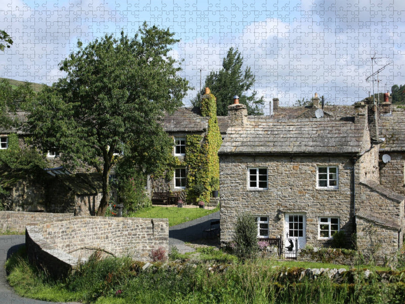 Thwaite, ein idyllisches Dorf in Yorkshire - CALVENDO Foto-Puzzle'