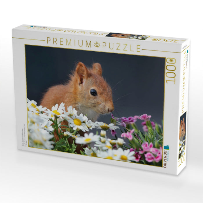 Chibs das Blumenhörnchen - CALVENDO Foto-Puzzle'