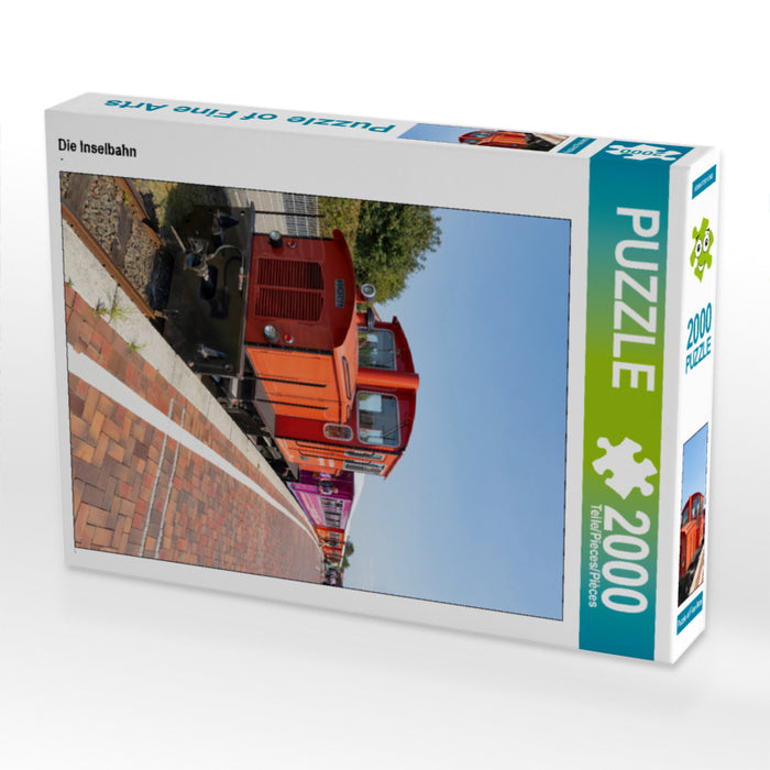 The island railway - CALVENDO photo puzzle 