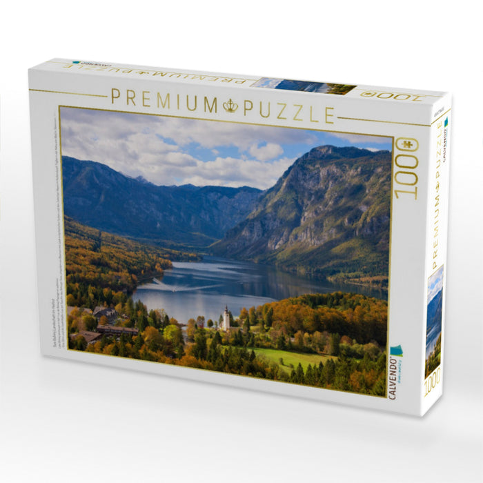 See Bohinj Landschaft im Herbst - CALVENDO Foto-Puzzle'