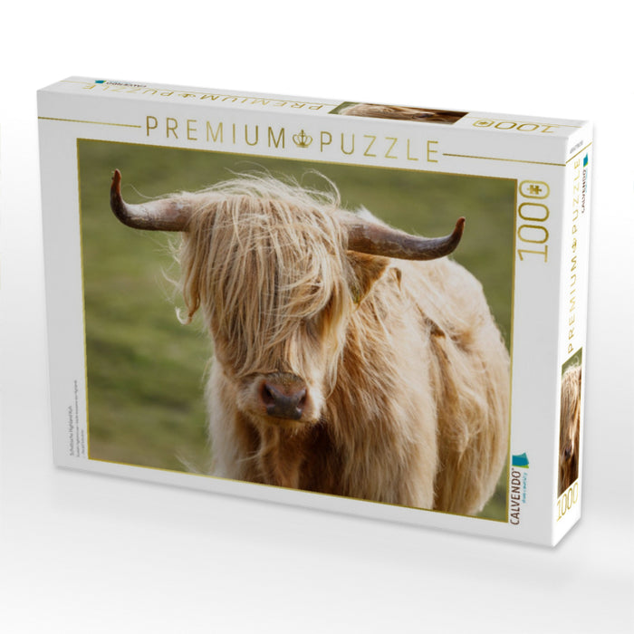Schottische Highland Kuh - CALVENDO Foto-Puzzle'