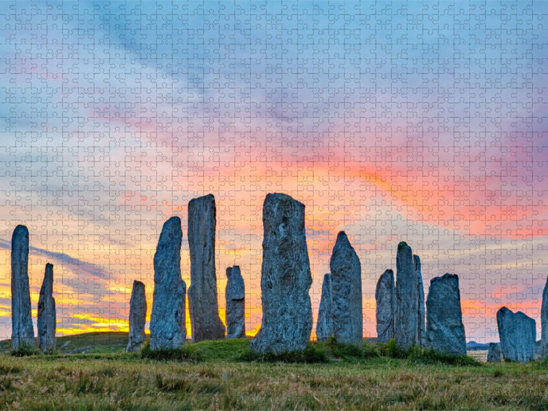Callanish Stones, Isle of Lewis, Äussere Hebriden, Schottland - CALVENDO Foto-Puzzle'