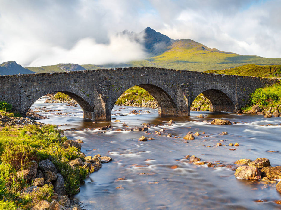 Sligachan Old Bridge, Isle of Skye, Schottland - CALVENDO Foto-Puzzle'