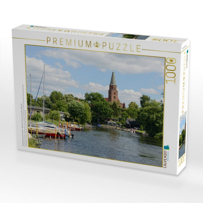 Brandenburg an der Havel - Stadt der Flussarme, Kanäle und Inseln - CALVENDO Foto-Puzzle'