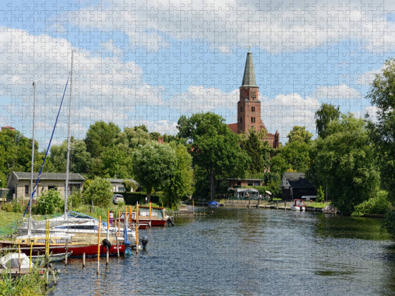 Brandenburg an der Havel - Stadt der Flussarme, Kanäle und Inseln - CALVENDO Foto-Puzzle'