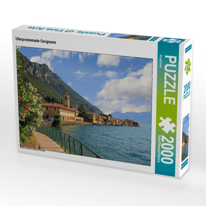Gargnano waterfront promenade - CALVENDO photo puzzle 