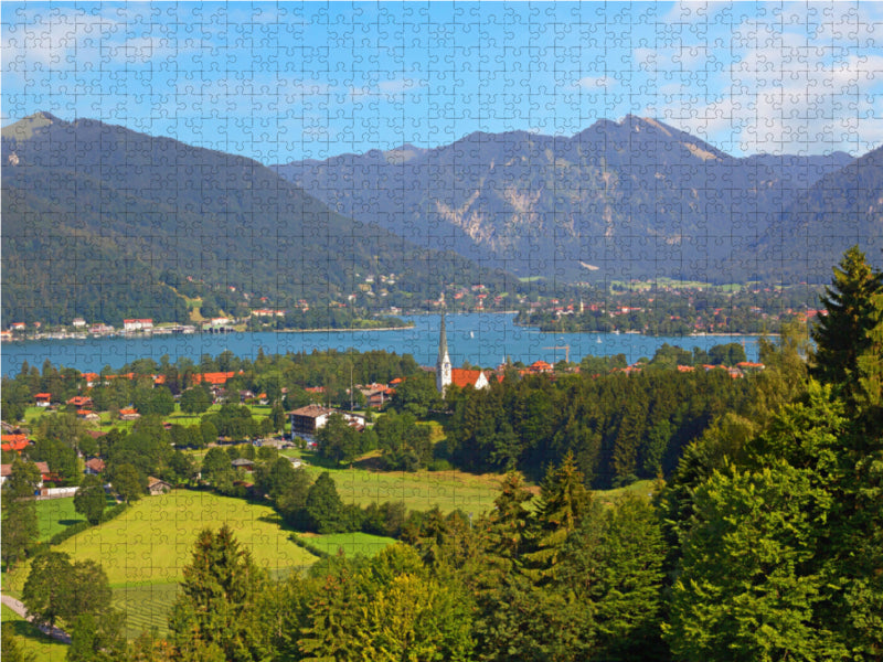 Bad Wiessee am Tegernsee - CALVENDO photo puzzle 