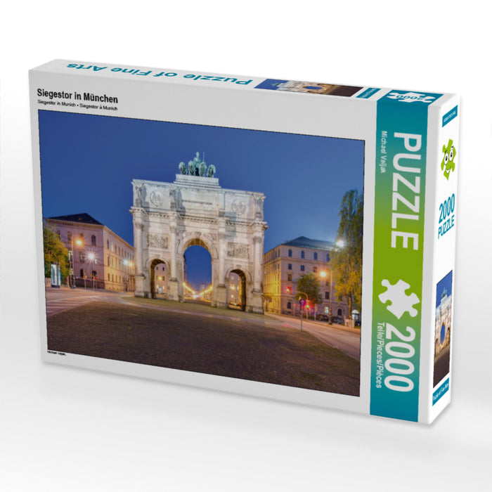 Victory goal in Munich - CALVENDO photo puzzle 