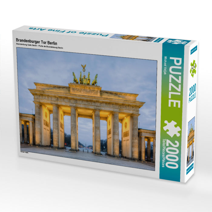 Brandenburger Tor Berlin 2000 Teile Puzzle quer - CALVENDO Foto-Puzzle'