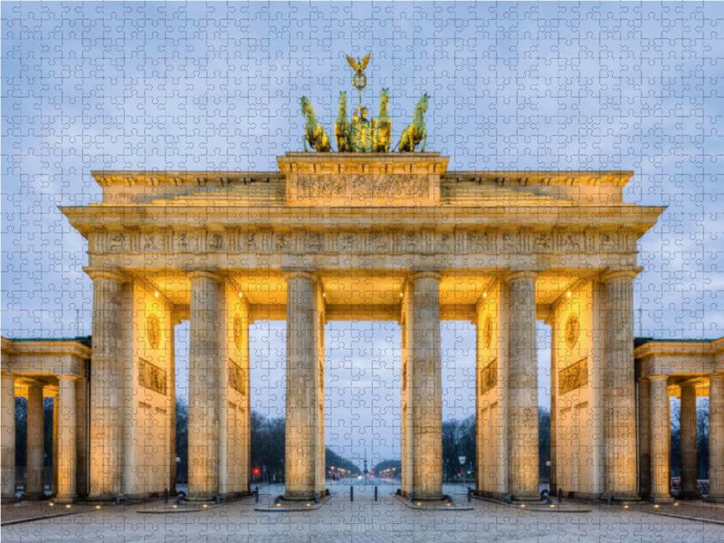 Brandenburger Tor Berlin 2000 Teile Puzzle quer - CALVENDO Foto-Puzzle'