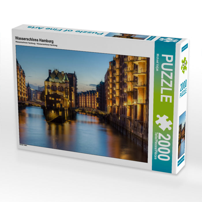 Hamburg moated castle - CALVENDO photo puzzle 