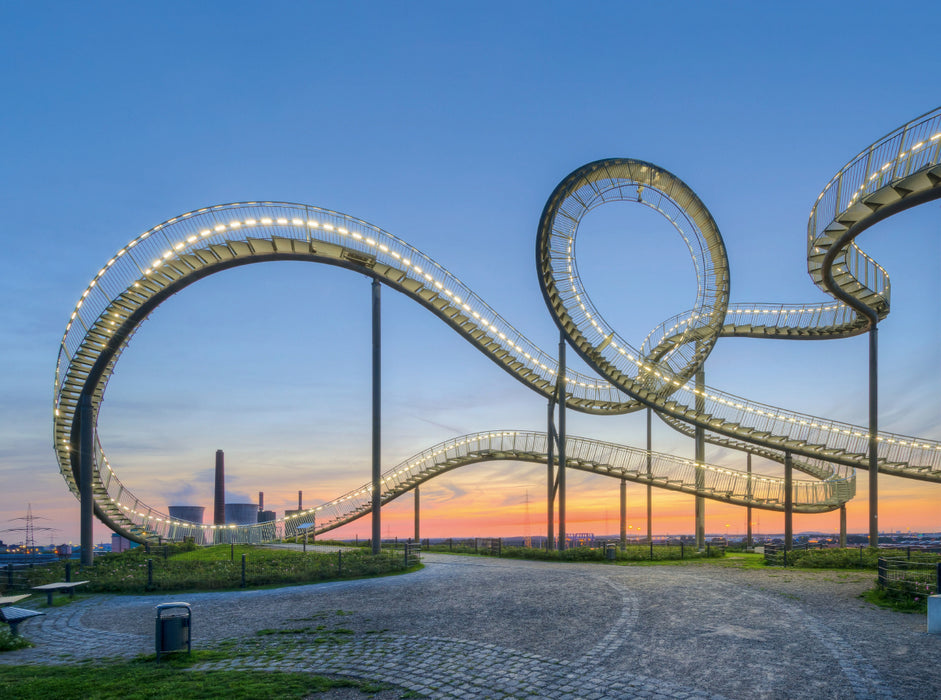 Skulptur Tiger and Turtle in Duisburg 2000 Teile Puzzle quer - CALVENDO Foto-Puzzle'