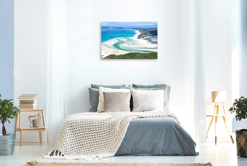Premium textile canvas Premium textile canvas 120 cm x 80 cm landscape A motif from the calendar Great Barrier Reef and the Whitsundays 