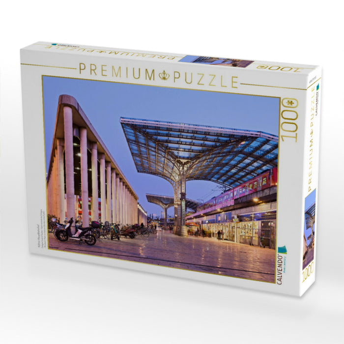 Kölner Hauptbahnhof - CALVENDO Foto-Puzzle'