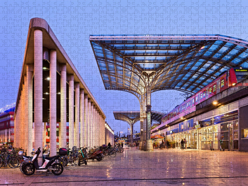 Kölner Hauptbahnhof - CALVENDO Foto-Puzzle'