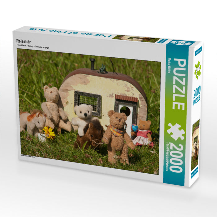 Travel bear - CALVENDO photo puzzle 