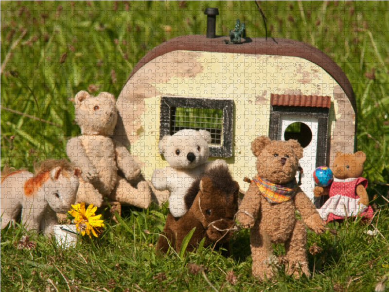 Travel bear - CALVENDO photo puzzle 
