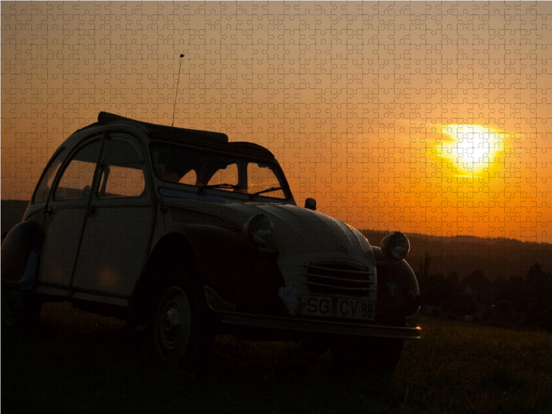 Citroën 2CV 2000 Teile Puzzle quer - CALVENDO Foto-Puzzle'
