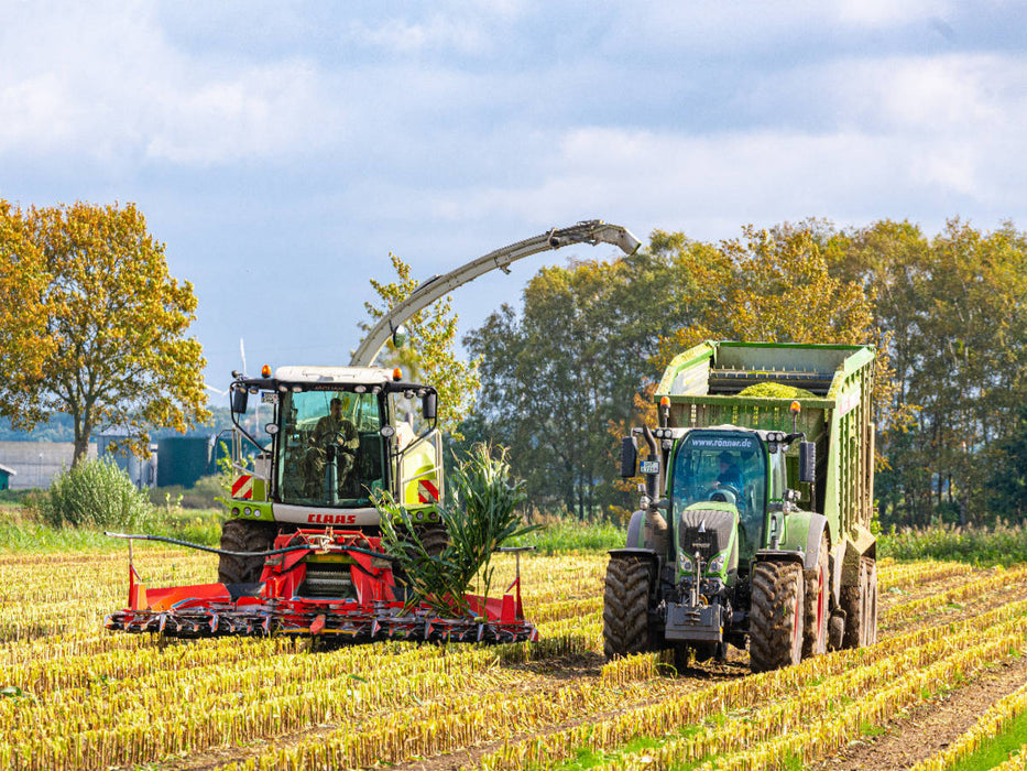 Claas Jaguar 950 und Fendt 724 Vario mit Fendt Tigo 65 XR D Ladewagen - CALVENDO Foto-Puzzle'